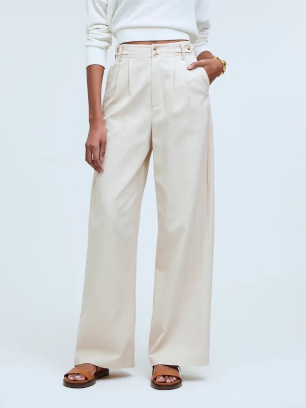 Harlow Wide-Leg Pant Trousers Harvest Moon 00P